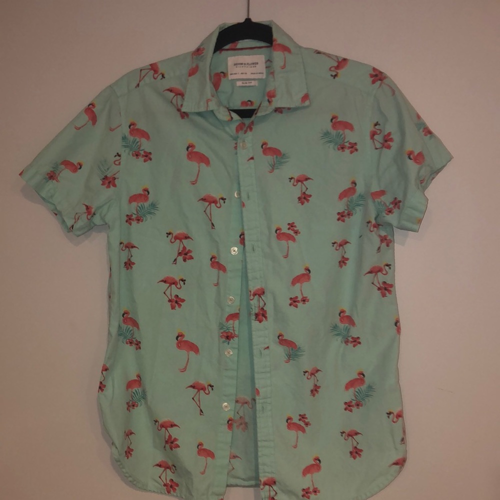 Denim and Flower Slim Fit S